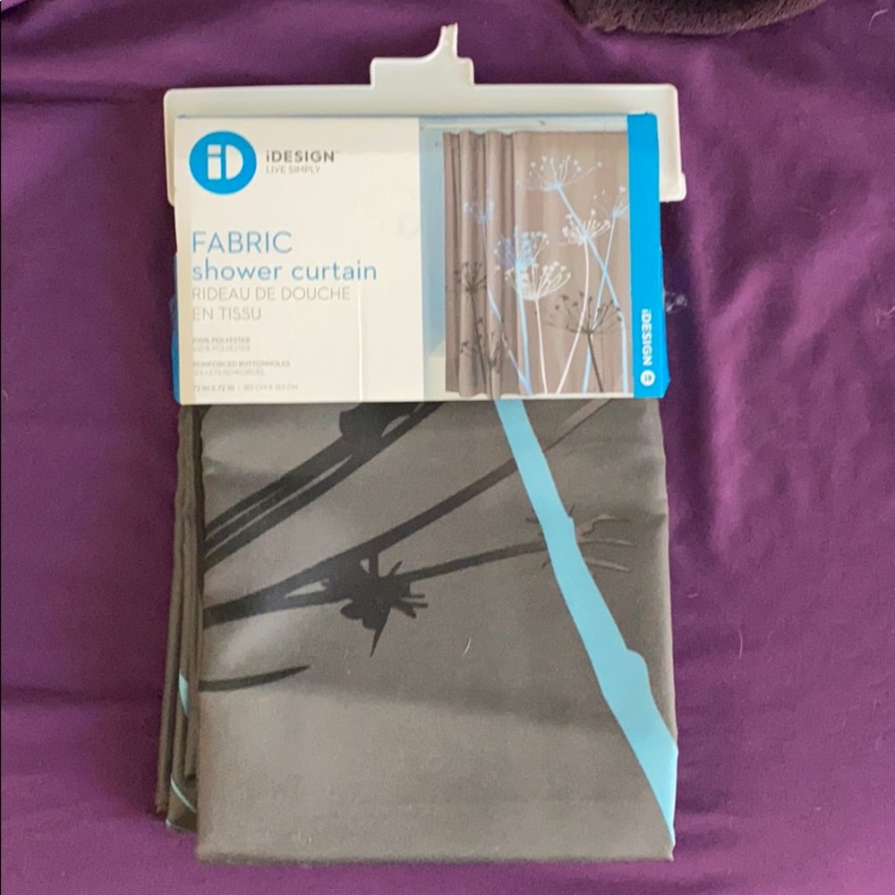 modern pattern shower curtain
